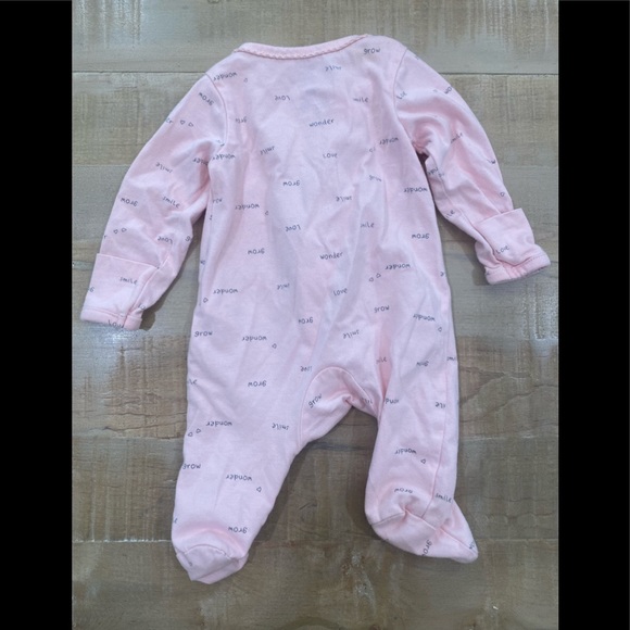 7 PIECE SET baby girl Newborn Carters H&M ruffle pink onesie bodysuit - Picture 14 of 16